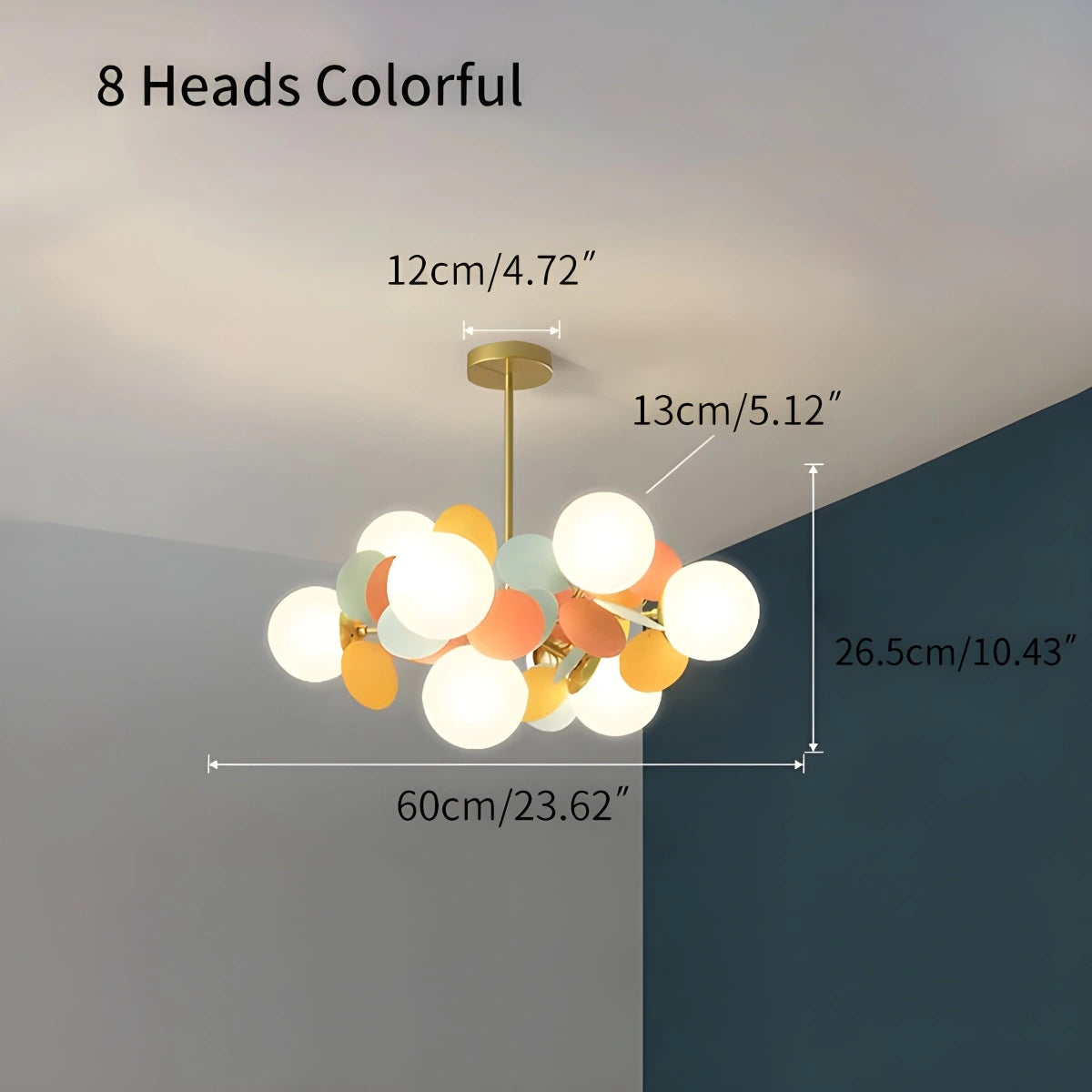 Antizer Colorful Flash Modern Chandelier