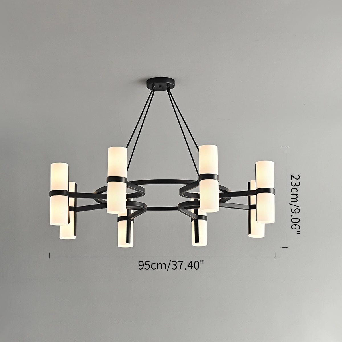 Antizer Nordic Creative Multi-Headed Round Chandelier