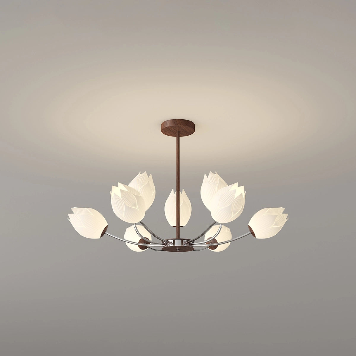 Antizer Medieval Style Flower Chandelier for Bedroom