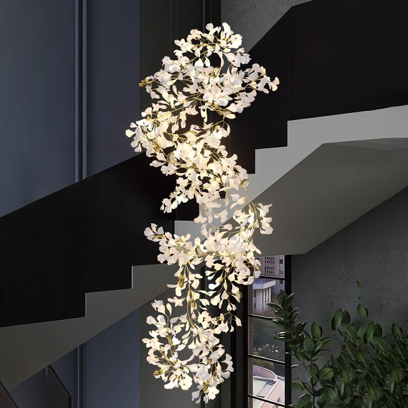 Ginkgo Leaf Chandelier