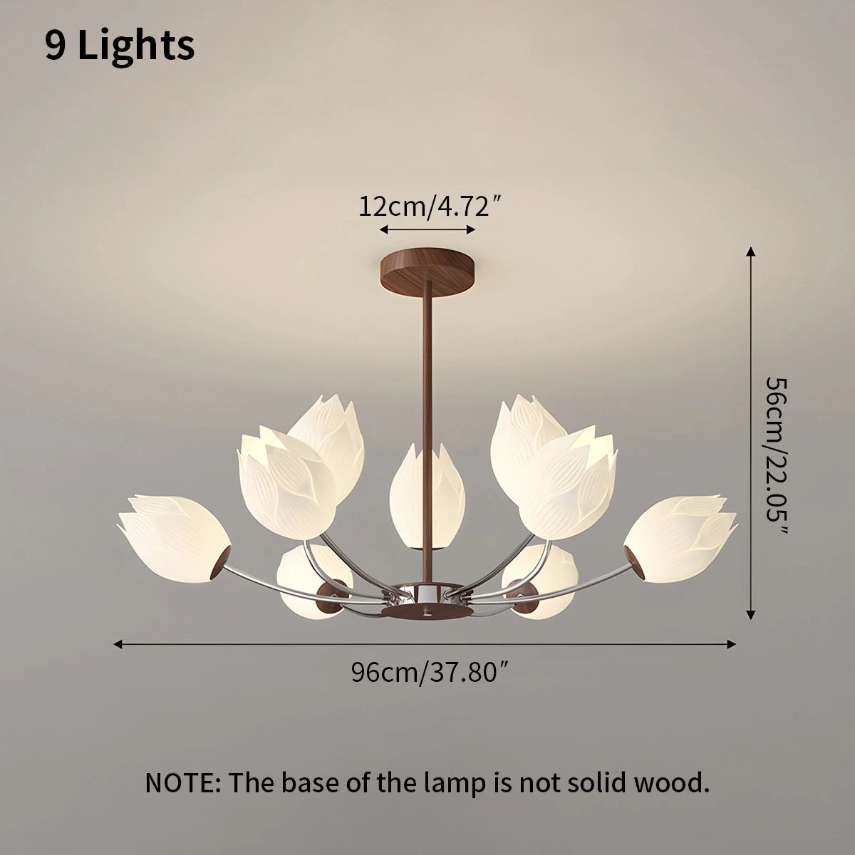 Antizer Medieval Style Flower Chandelier for Bedroom