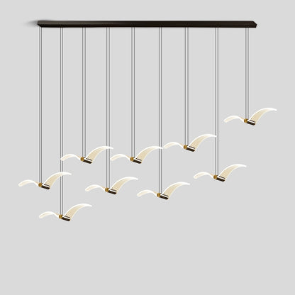 Antizer Light Luxury Art Seagull Pendant Lamp for Living Room