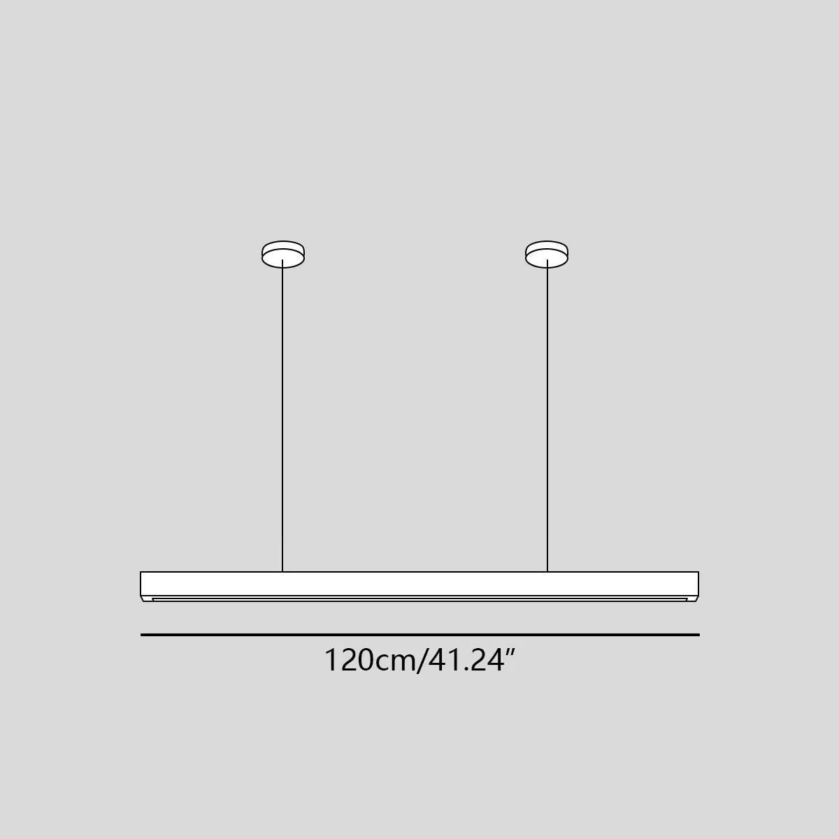 Antizer Fulbert Linear Wooden Pendant Light for Kitchen