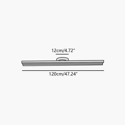 Antizer Simple Linear Ceiling Light for Living Room
