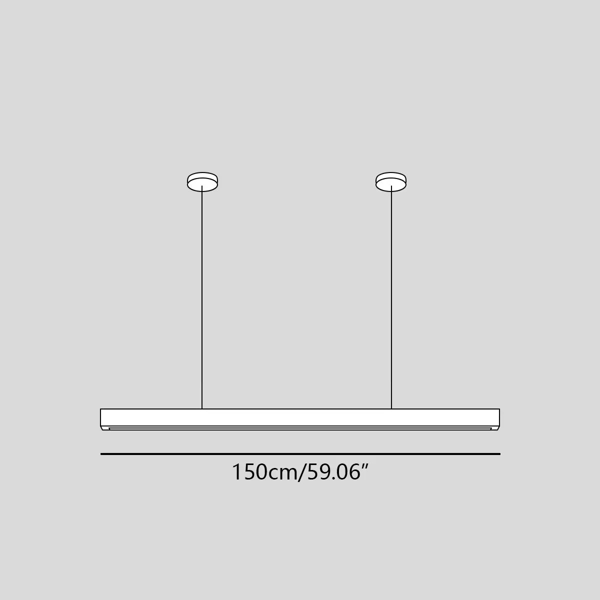 Antizer Fulbert Linear Wooden Pendant Light for Kitchen