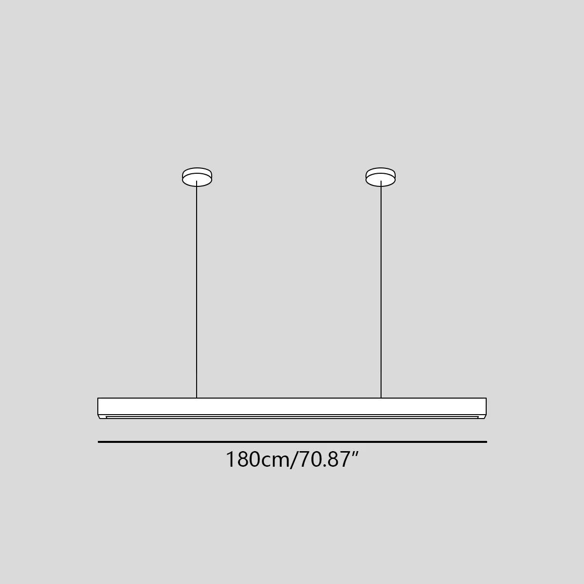 Antizer Fulbert Linear Wooden Pendant Light for Kitchen