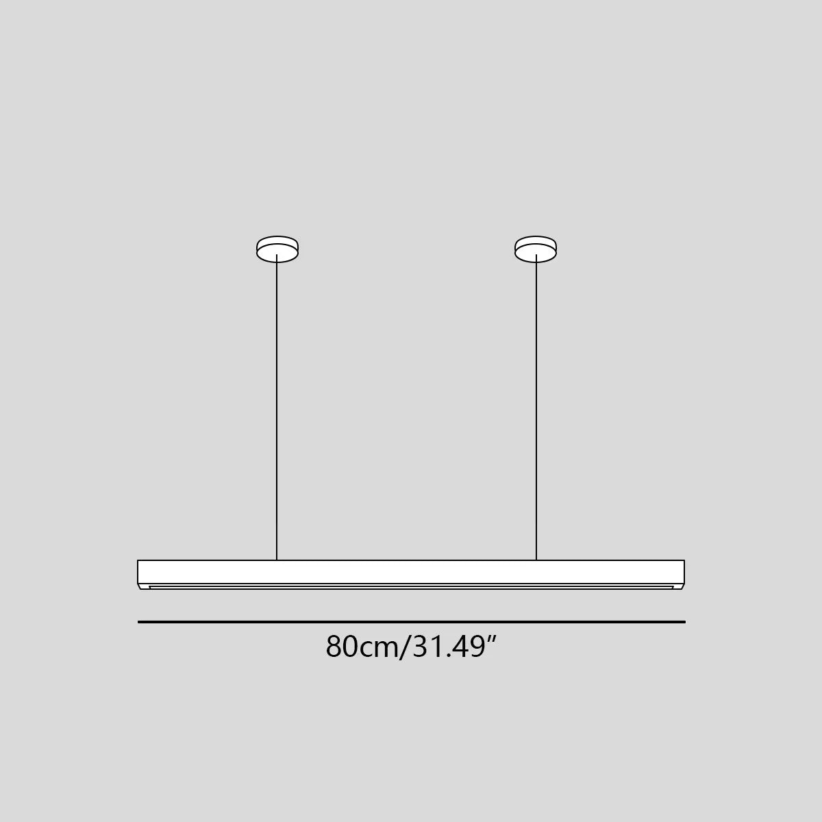 Antizer Fulbert Linear Wooden Pendant Light for Kitchen