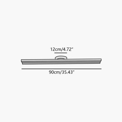 Antizer Simple Linear Ceiling Light for Living Room
