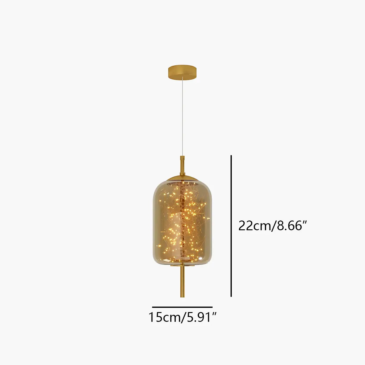 Antizer Twirl Modern Pendant Light for Bedroom