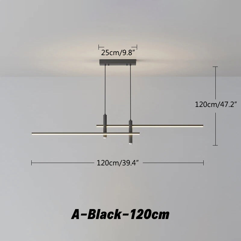 Antizer Modern Minimalist Linear LED Pendant Light