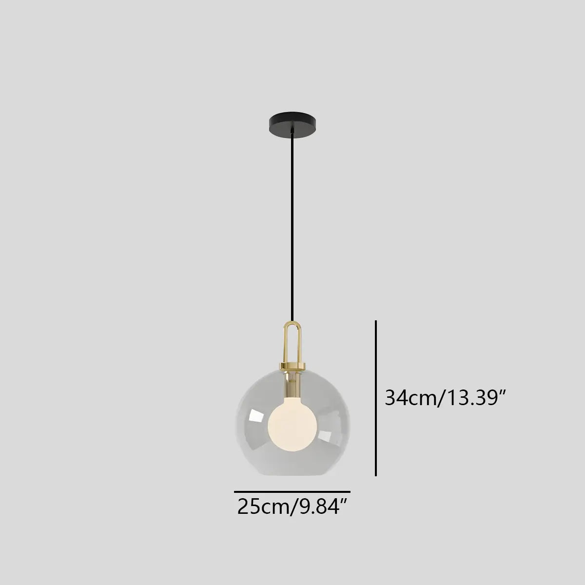 Antizer Kanani Frosted Glass Pendant Light for Kitchen