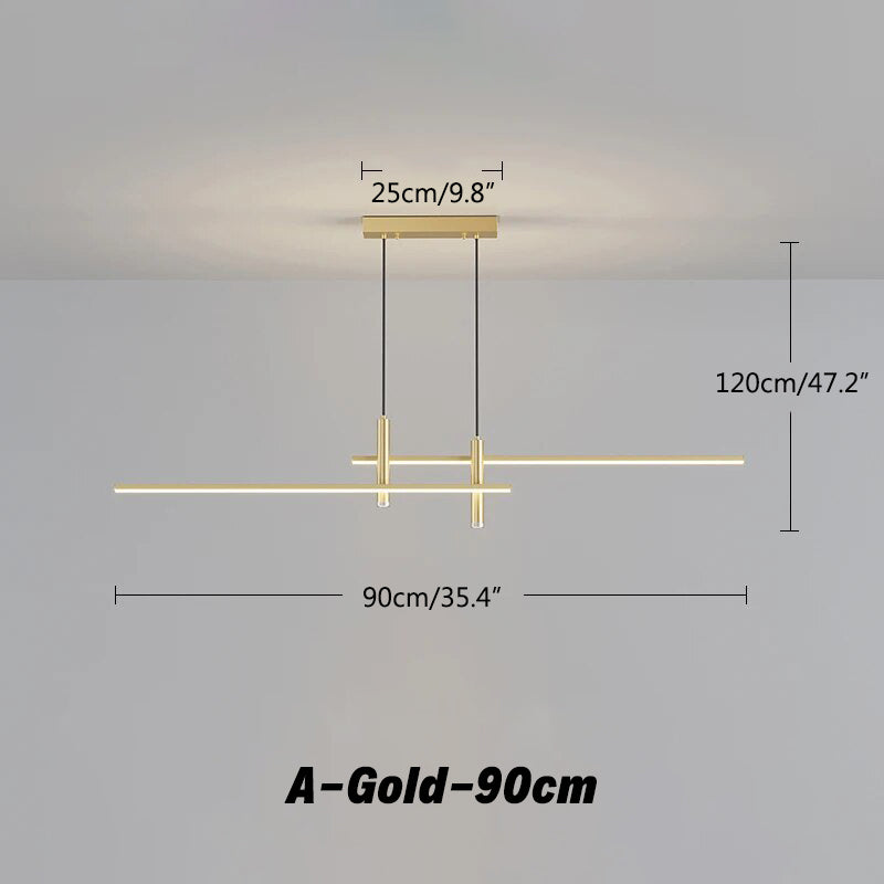 Antizer Modern Minimalist Linear LED Pendant Light