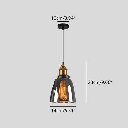 Antizer Mabel Glass Pendant Light for Kitchen Island