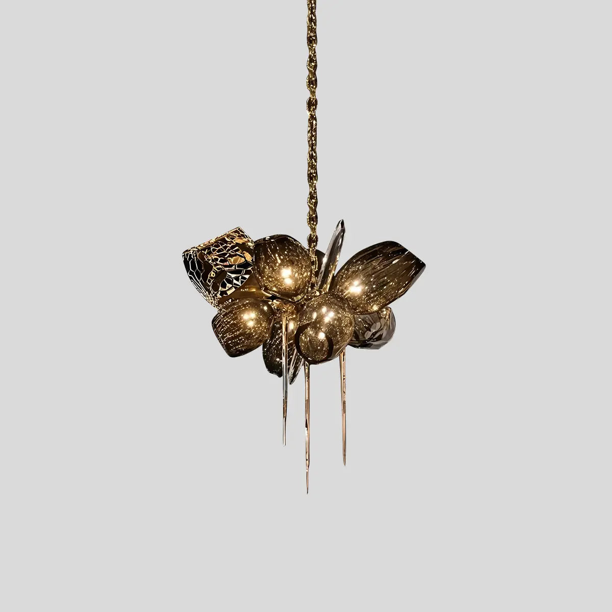 Antizer Kallisto Sculptural Glass Chandelier for Dining Room