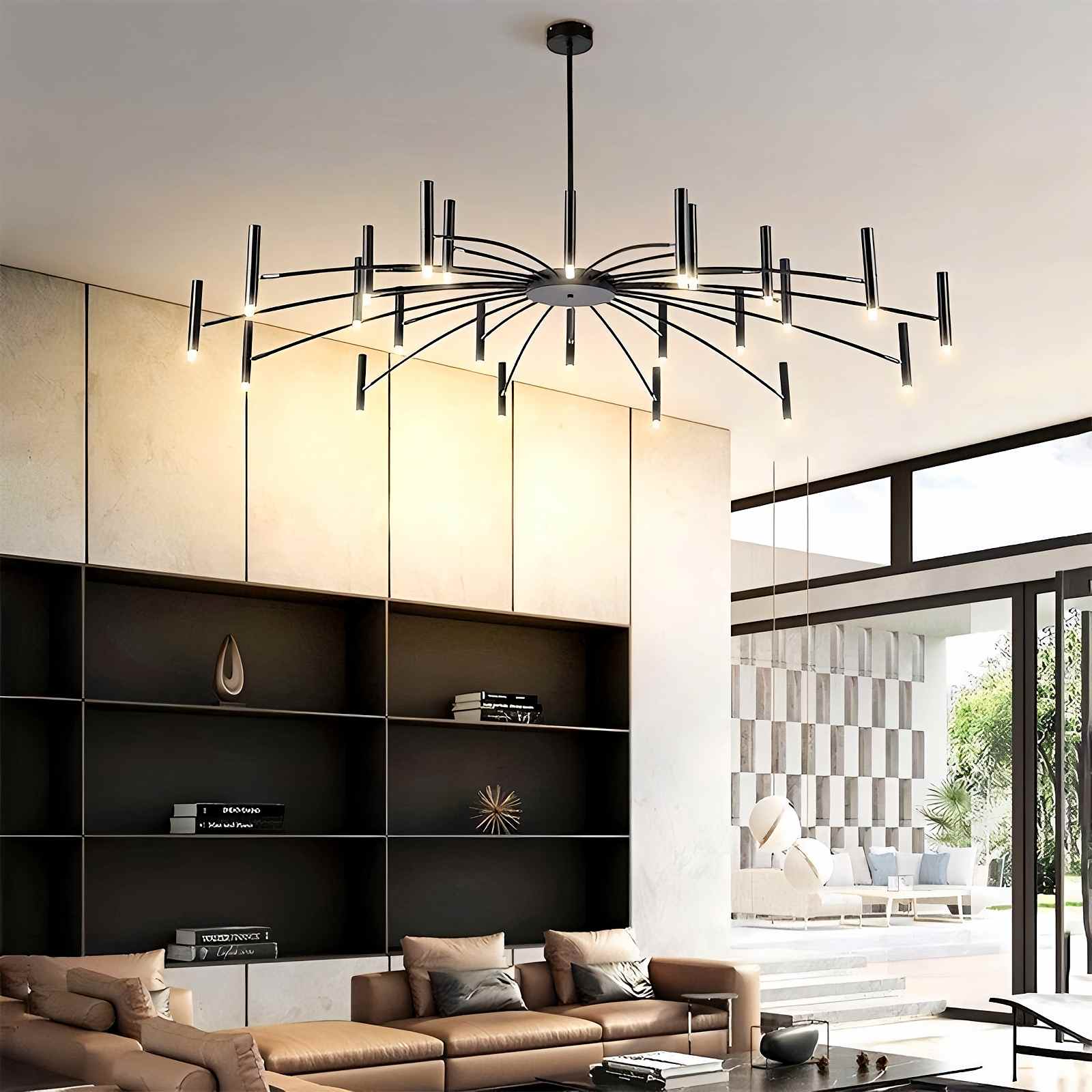 Adjustable Candelabra Chandelier