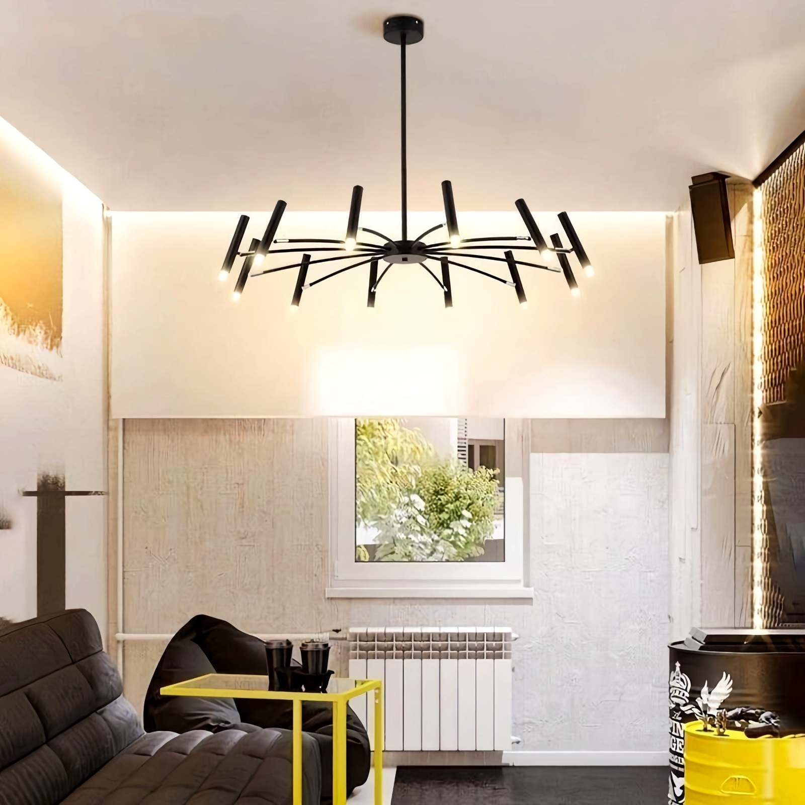 Adjustable Candelabra Chandelier