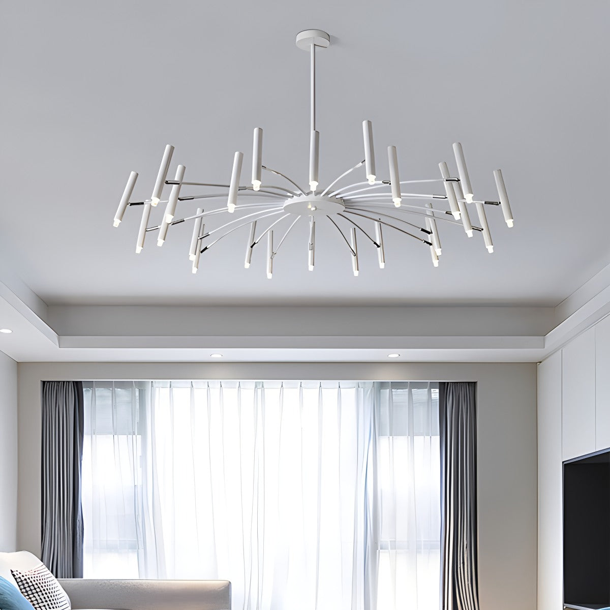 Adjustable Candelabra Chandelier