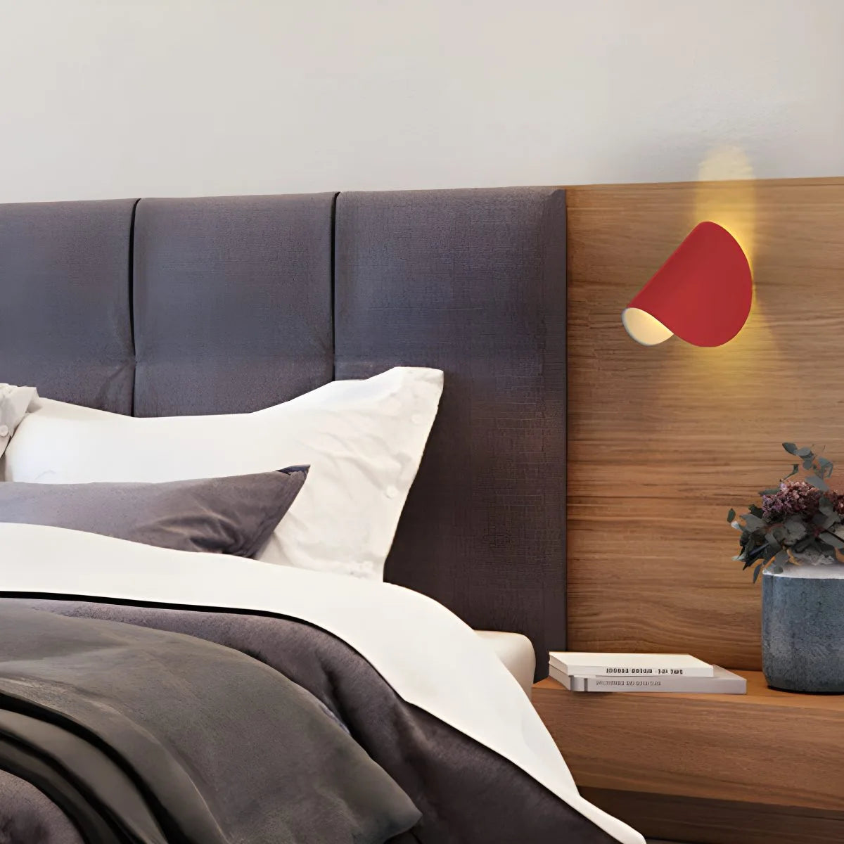 Antizer Adjustable Half Shade Wall Sconce