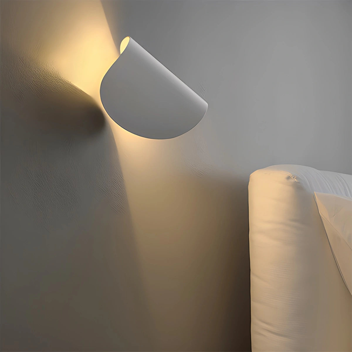 Antizer Adjustable Half Shade Wall Sconce