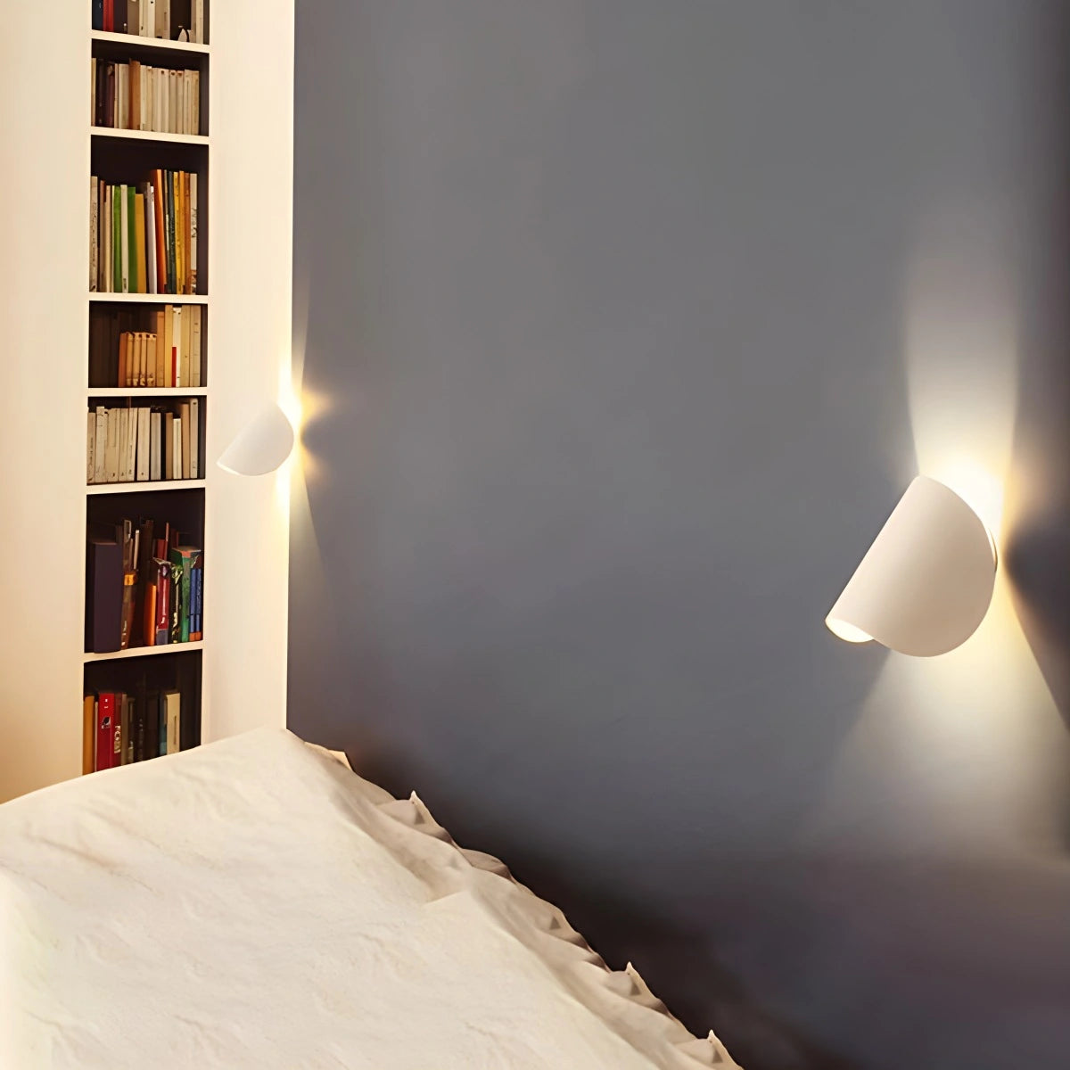 Antizer Adjustable Half Shade Wall Sconce