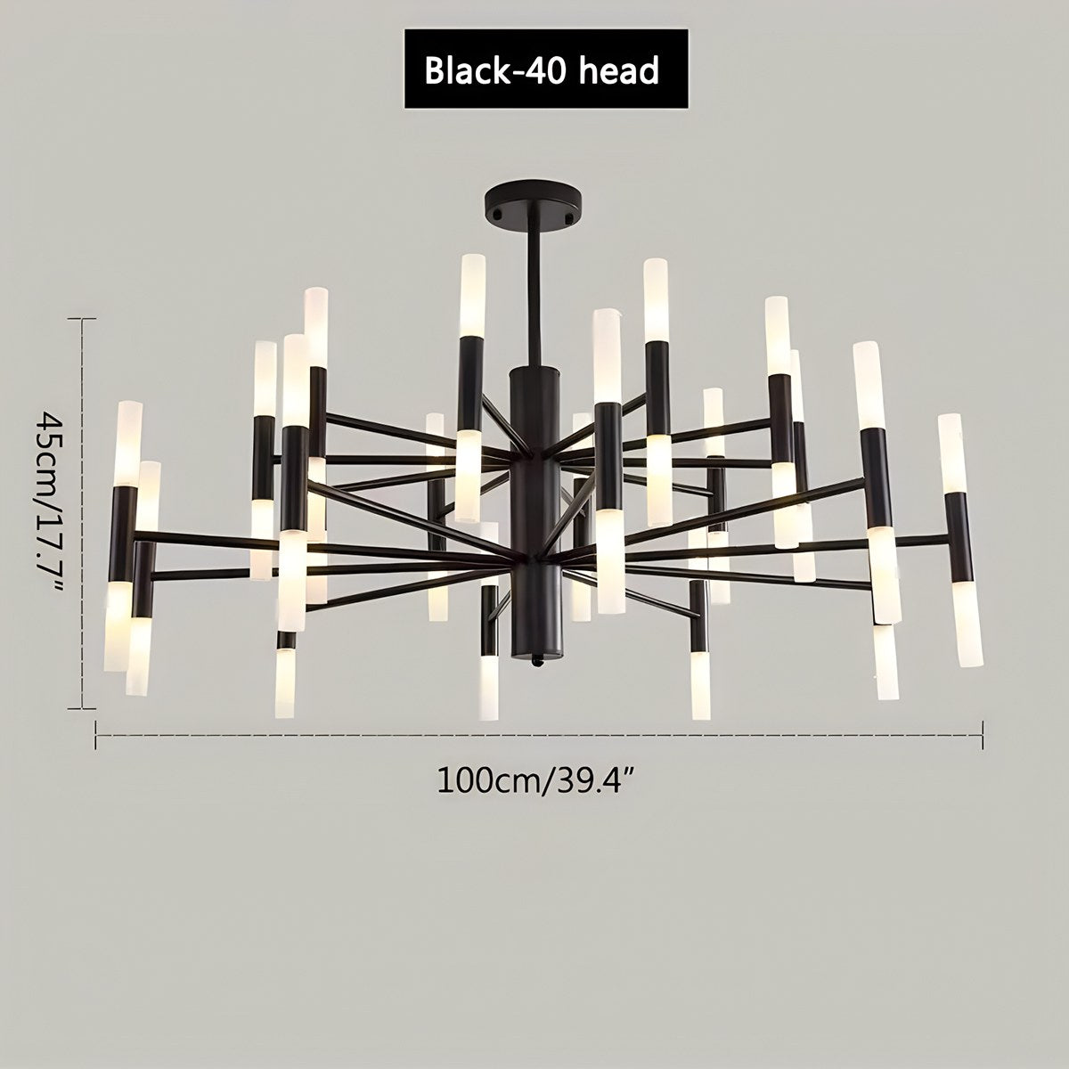 Adjustable Round Tube Chandelier