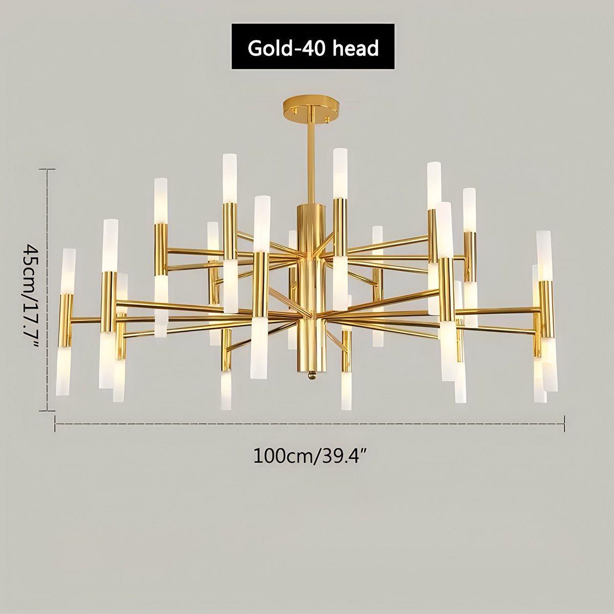 Adjustable Round Tube Chandelier