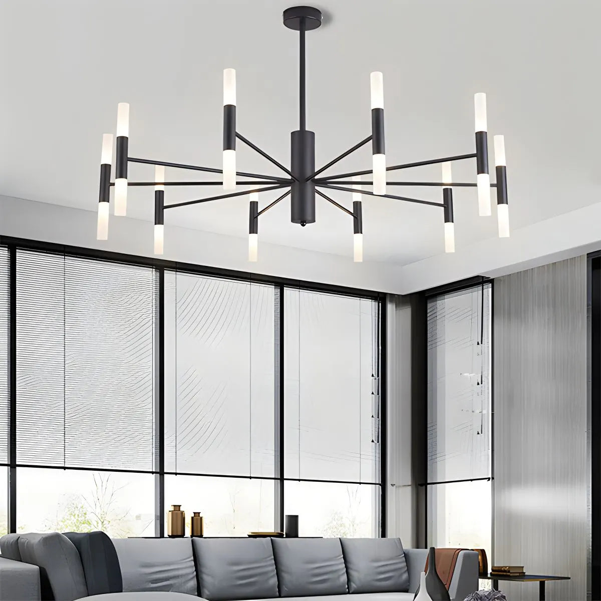 Adjustable Round Tube Chandelier