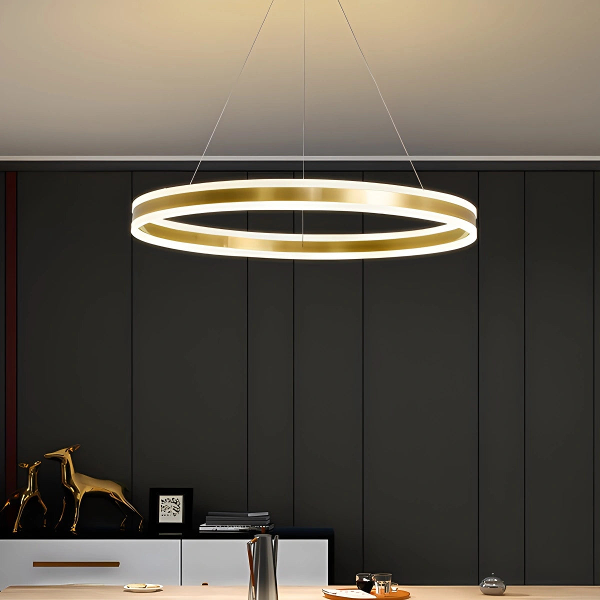 Circle Layered Living Room Chandelier