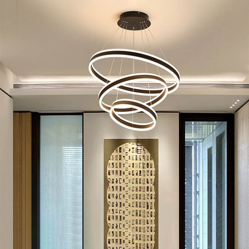 Circle Layered Living Room Chandelier