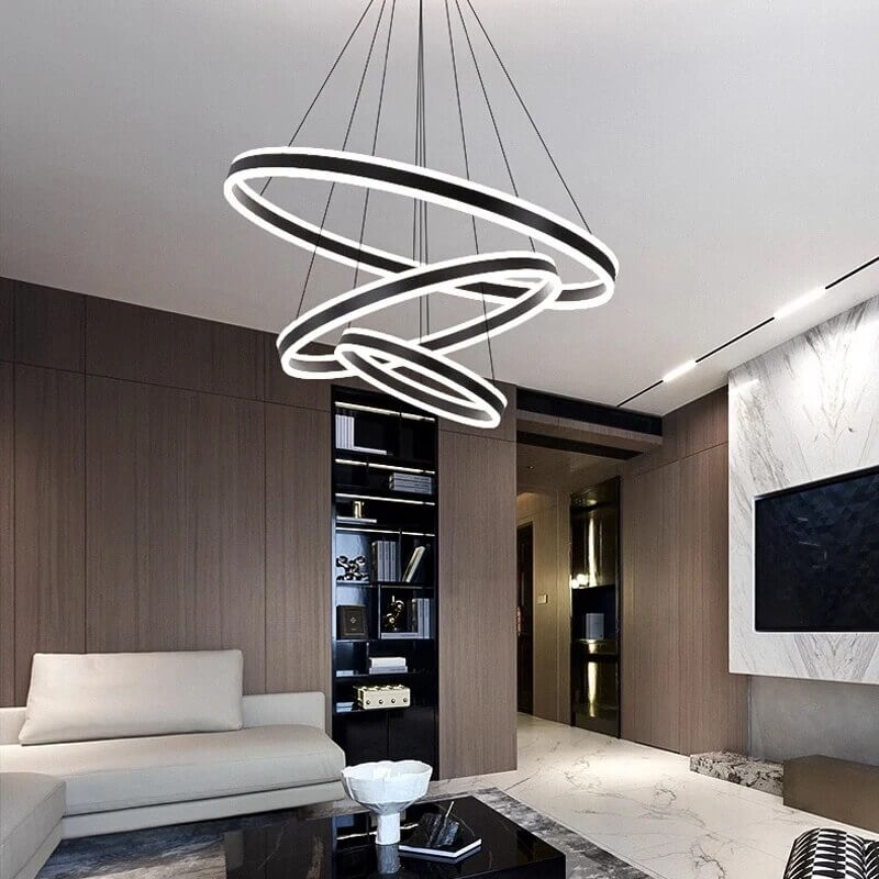 Circle Layered Living Room Chandelier