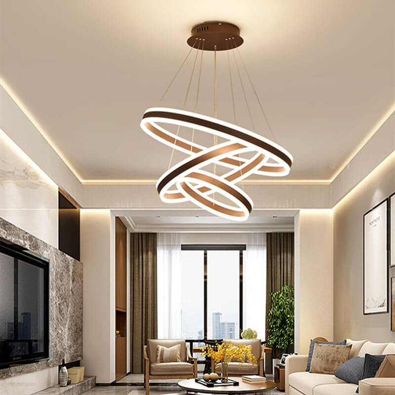 Circle Layered Living Room Chandelier