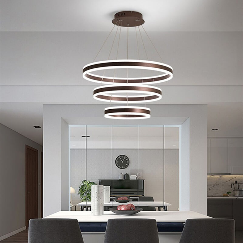 Circle Layered Living Room Chandelier