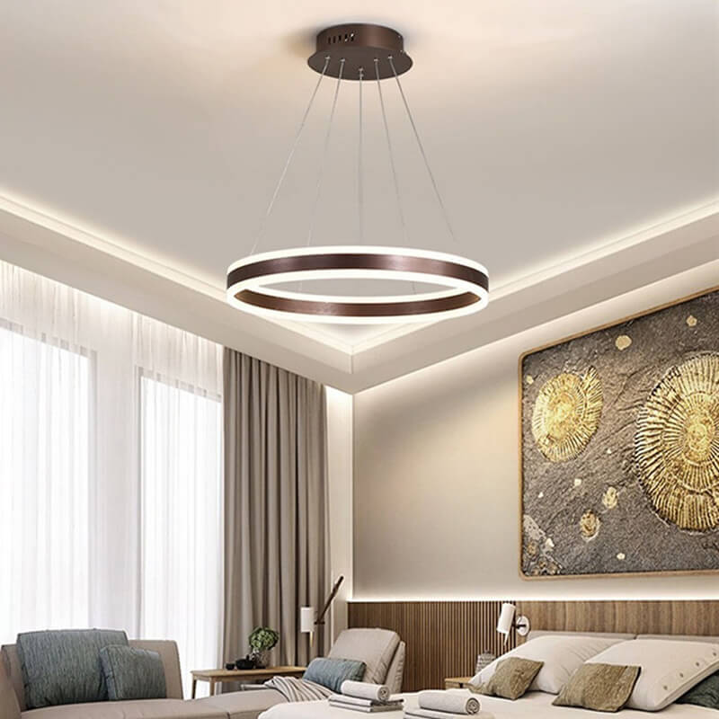 Circle Layered Living Room Chandelier