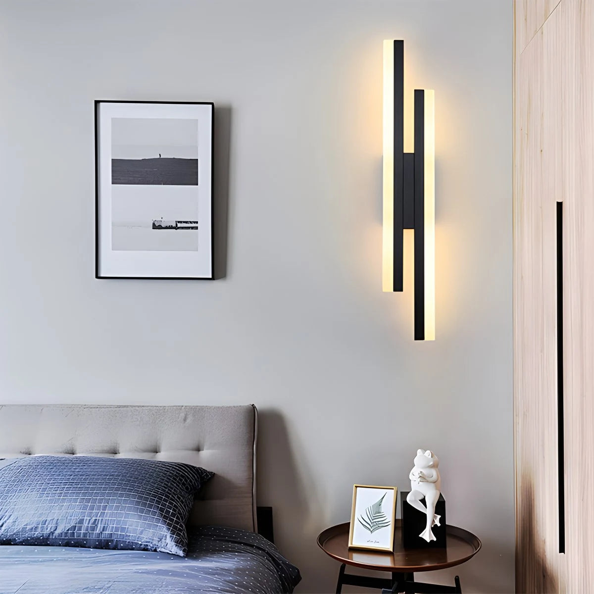 Antier Alana Minimalist H-Shaped Wall Lamp