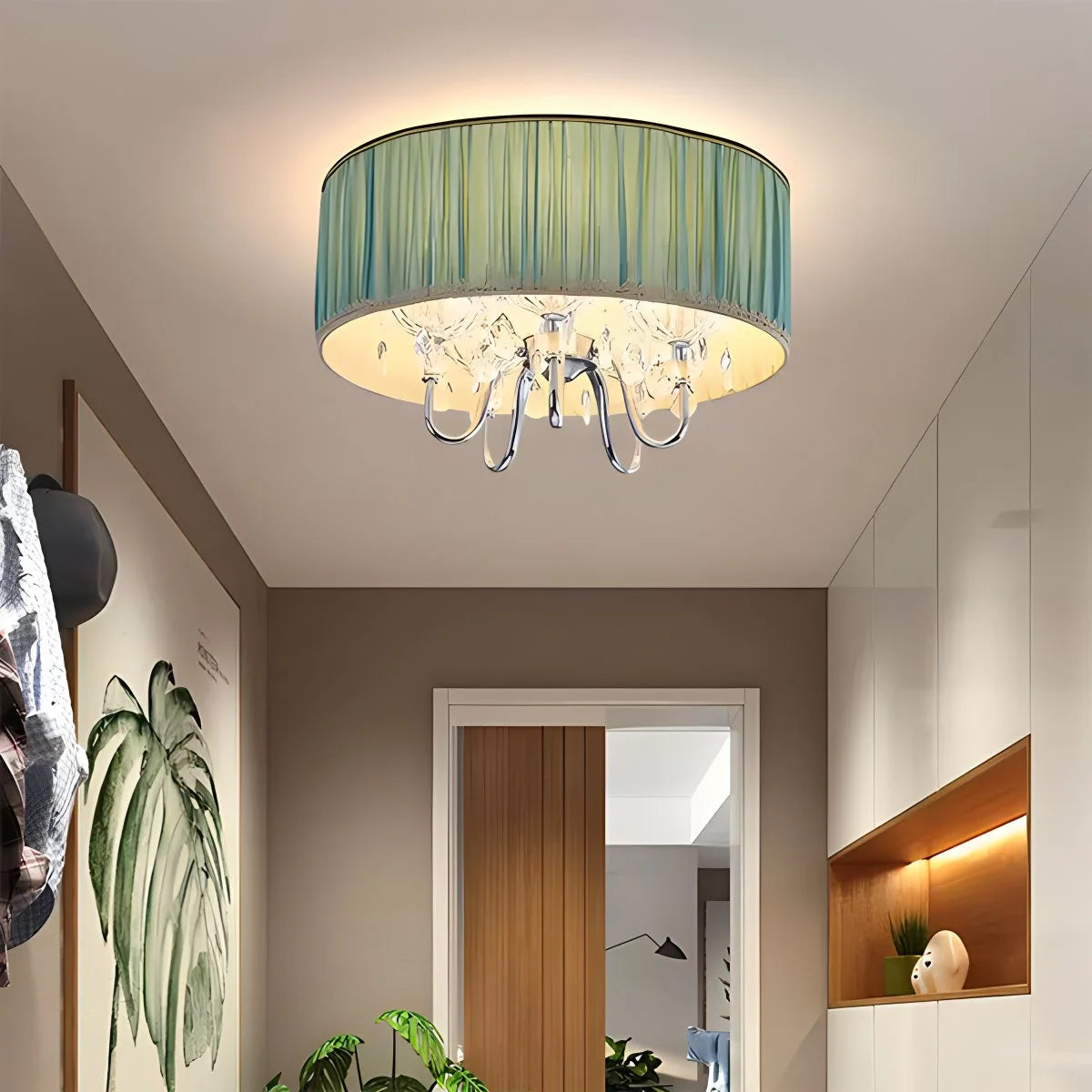 Antizer Alloy Luxury Crystal  Pendant Light for Living Room