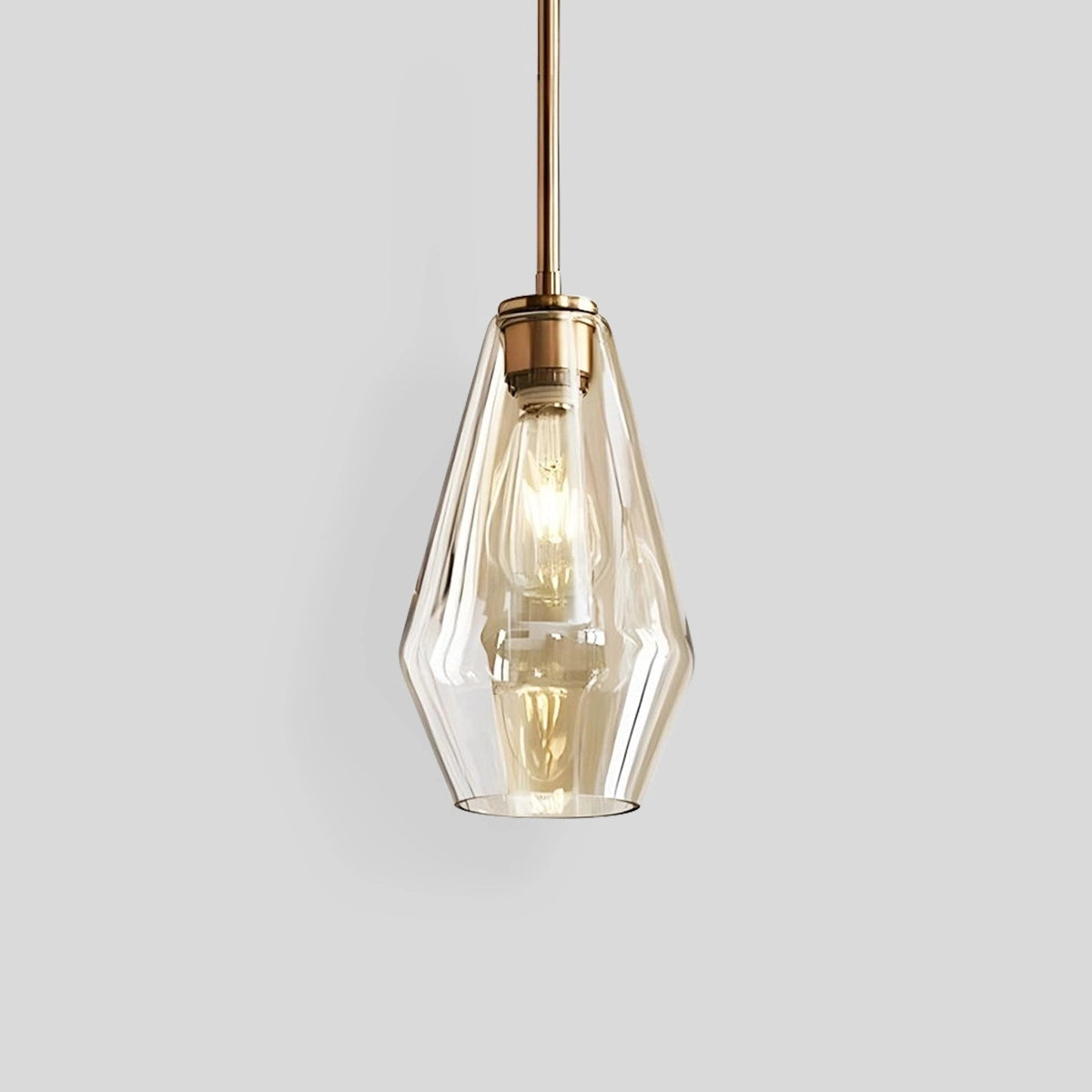 Antizer Hailie Clear Glass Pendant Light for Kitchen