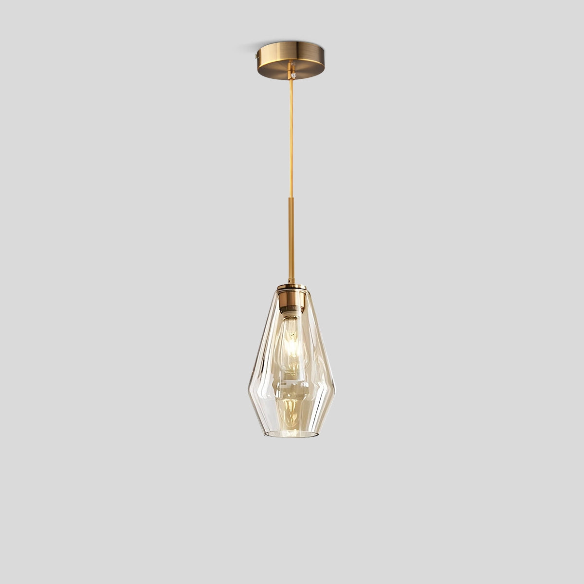 Antizer Hailie Clear Glass Pendant Light for Kitchen