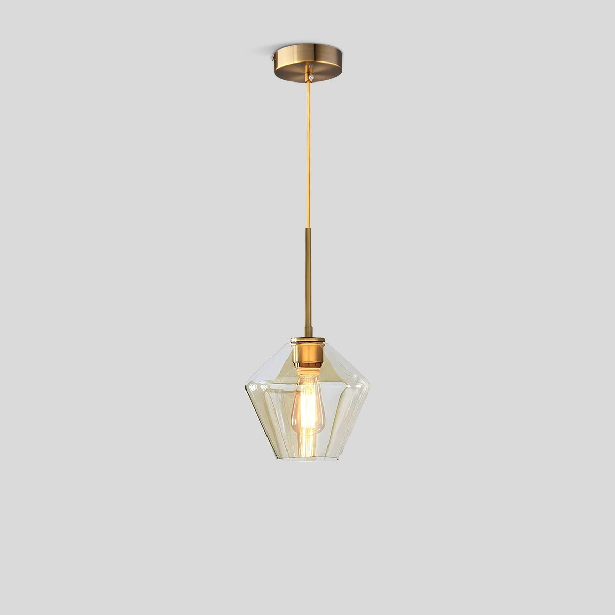 Antizer Hailie Clear Glass Pendant Light for Kitchen