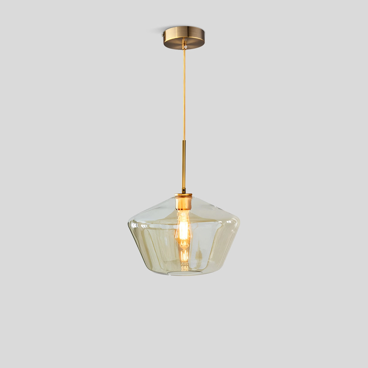 Antizer Hailie Clear Glass Pendant Light for Kitchen