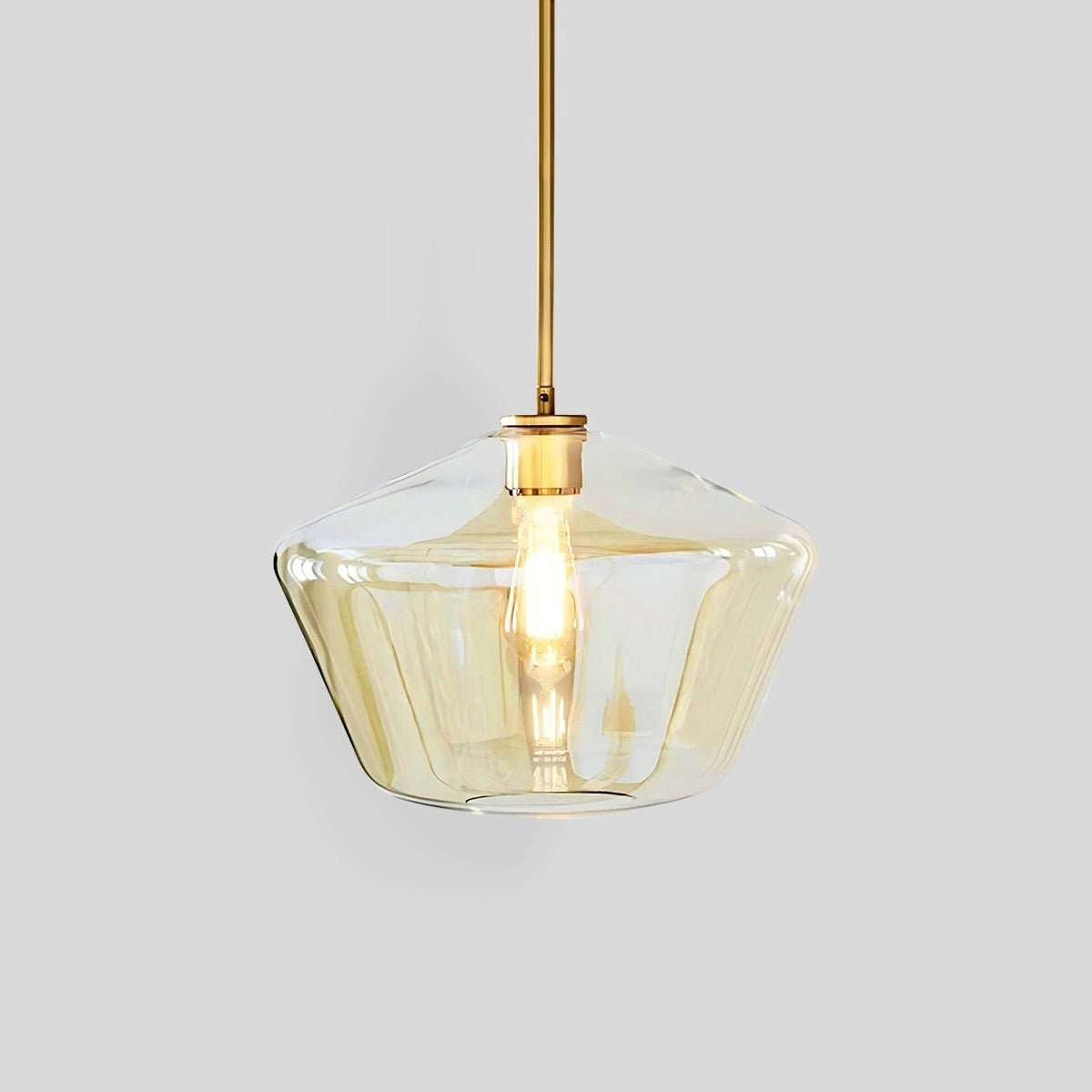 Antizer Hailie Clear Glass Pendant Light for Kitchen