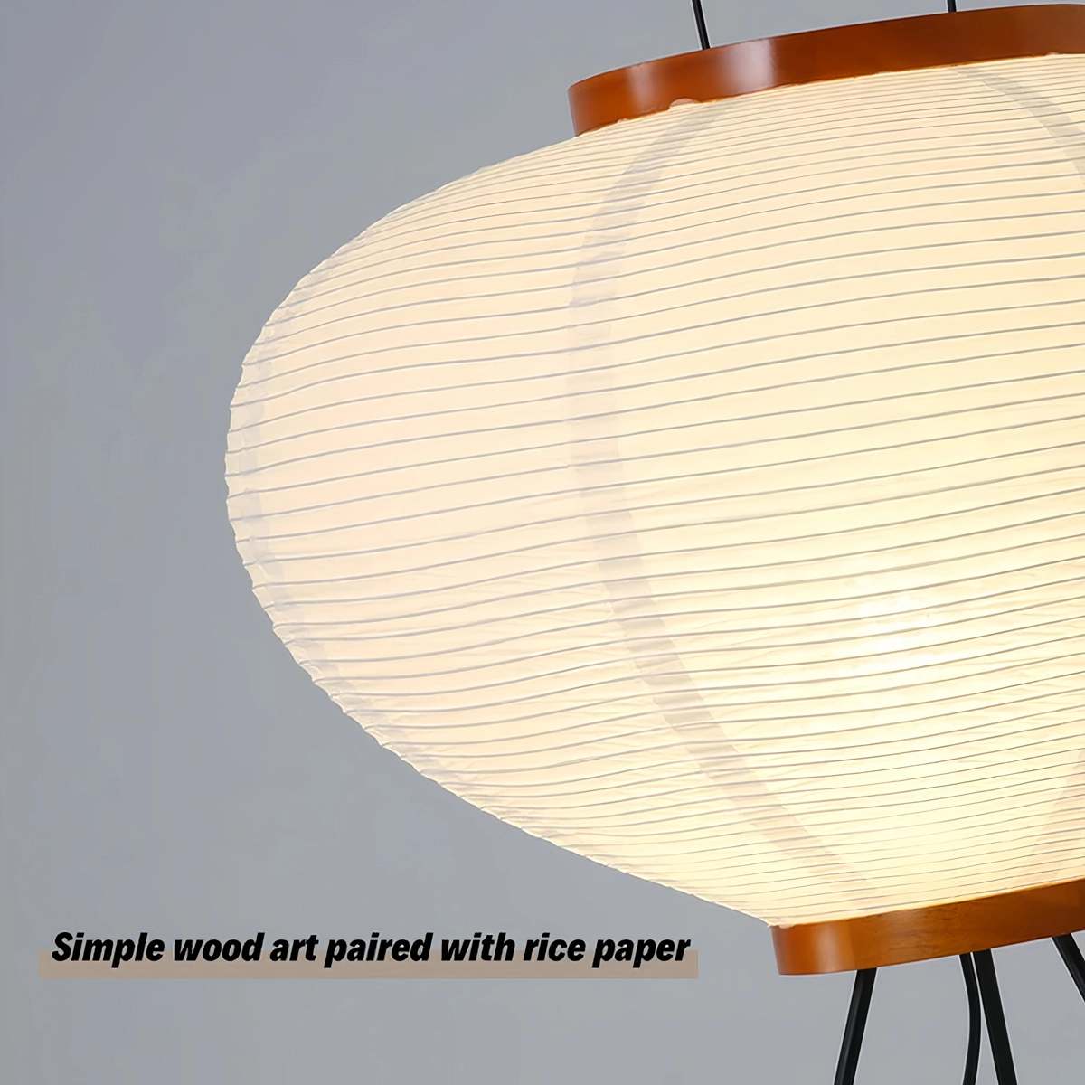 Antiizer Rice Paper Art Floor & Table Lamp