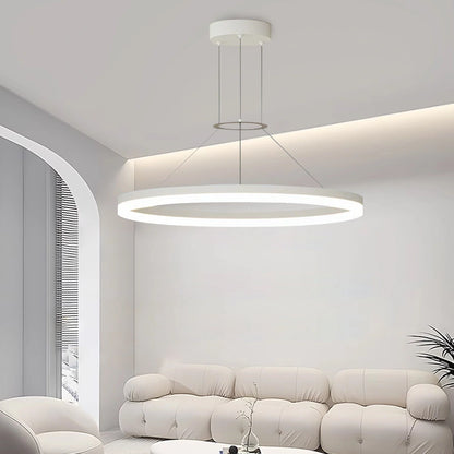 Antizer Circular Led Pendant Light for Living Room Kitchen