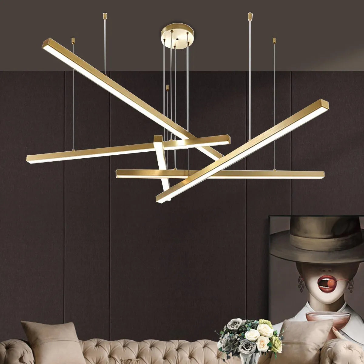 Antize Multi Light Sticks LED Chandelier