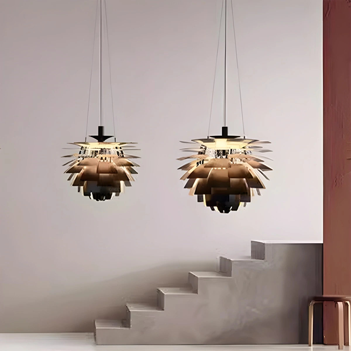 Antize Pinecone Chandelier