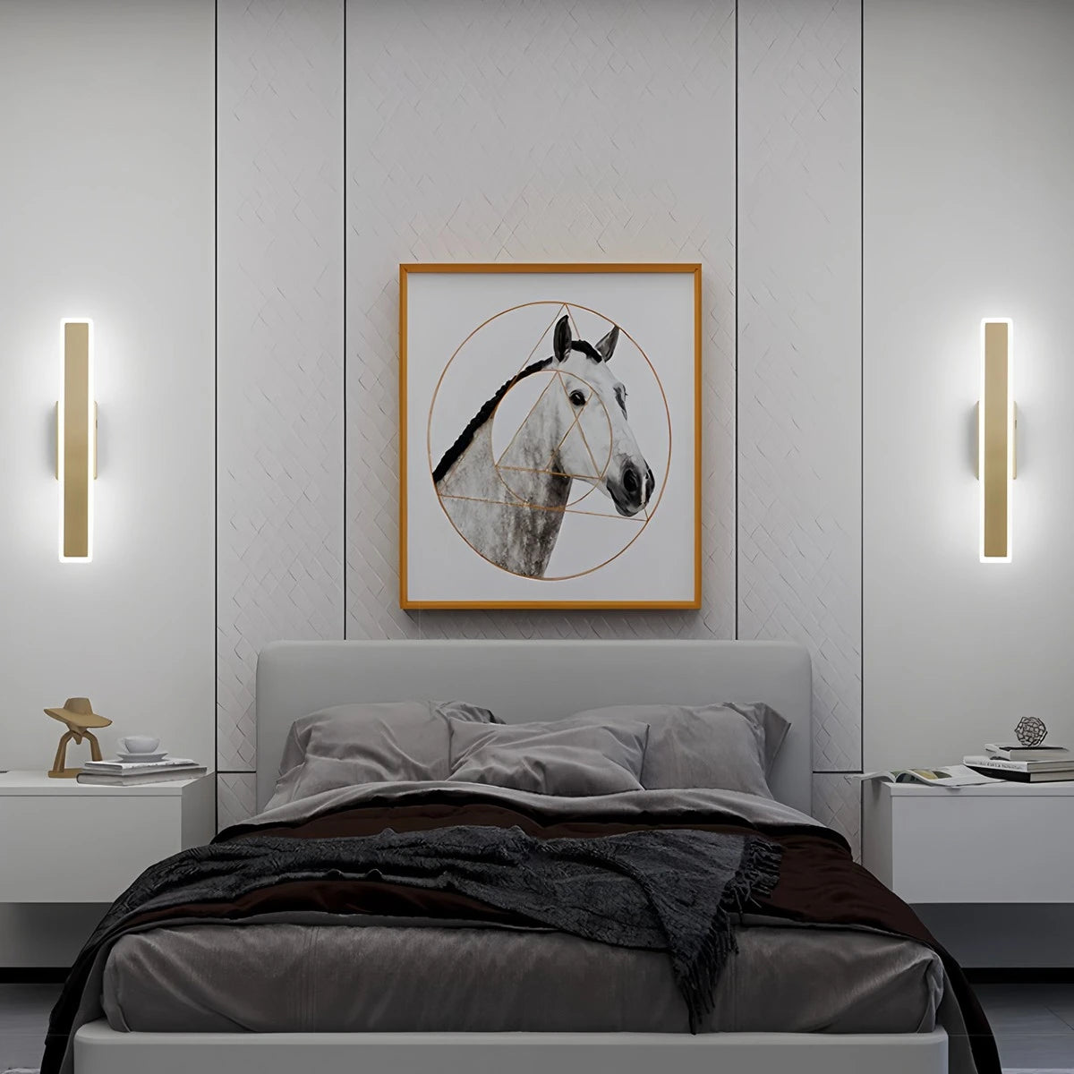 Antizer Simple Linear Ceiling Light for Living Room