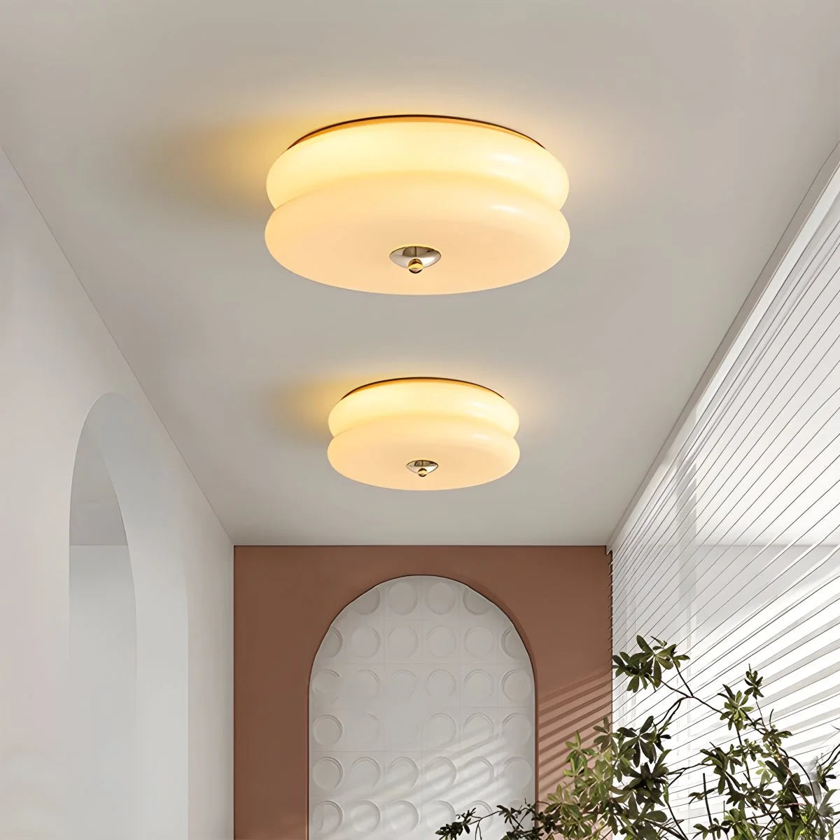 Antizer Art Deco Vintage Ceiling Light for Bedroom