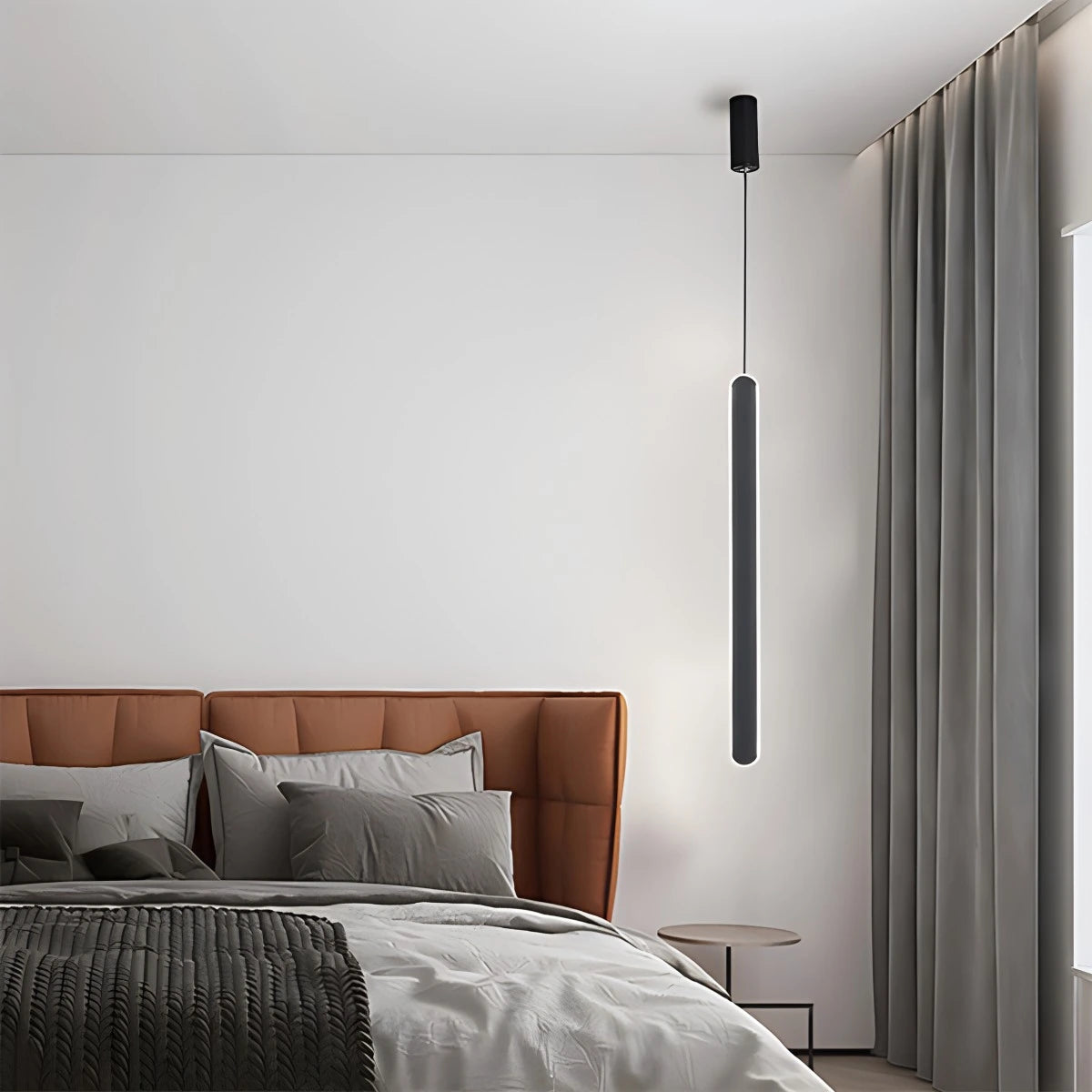 Antizer Modern LED Linear Pendant Light Bedside Lamp