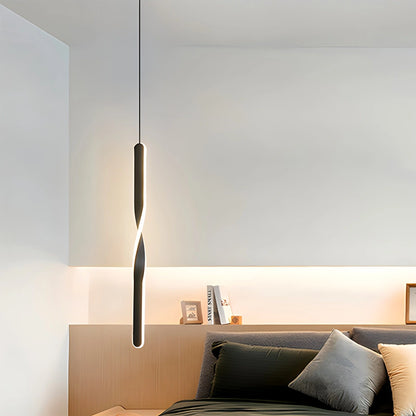 Antizer Modern LED Linear Pendant Light Bedside Lamp