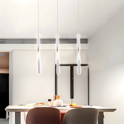 Antizer Modern LED Linear Pendant Light Bedside Lamp