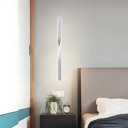 Antizer Modern LED Linear Pendant Light Bedside Lamp